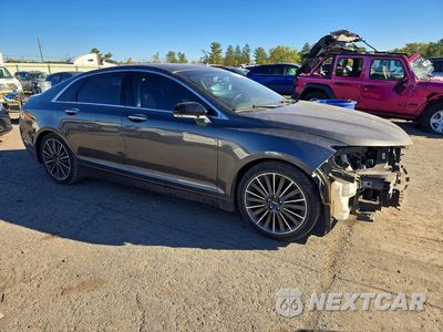 Czwarte zdjęcie samochodu z boku: 2016 LINCOLN MKZ HYBRID VIN:3LN6L2LUXGR623577 - miniatura