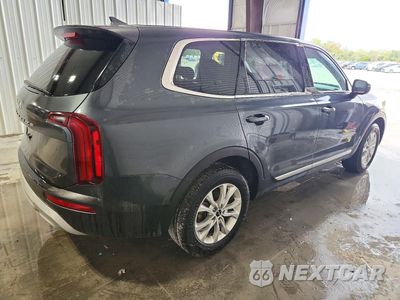 Trzecie zdjęcie samochodu z tyłu: 2022 KIA TELLURIDE LX VIN:5XYP24HC6NG294729 - miniatura