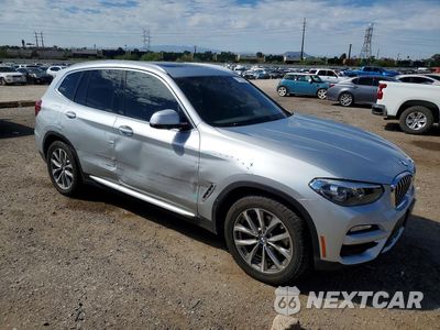 Czwarte zdjęcie samochodu z boku: 2019 BMW X3 XDRIVE30I VIN:5UXTR9C58KLD98740 - miniatura
