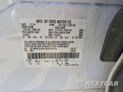 Zdjęcie 13 z 13 samochodu: 2017 FORD EDGE SEL VIN:2FMPK3J91HBB05059 - miniatura