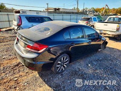Trzecie zdjęcie samochodu z tyłu: 2015 HONDA CIVIC EXL VIN:2HGFB2F92FH531034 - miniatura