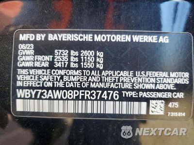 Zdjęcie 12 z 12 samochodu: 2023 BMW I4 EDRIVE 40 VIN:WBY73AW08PFR37476 - miniatura