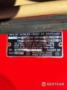 Zdjęcie 12 z 12 samochodu: 1979 MERCEDES-BENZ SL450 VIN:10704412055422 - miniatura