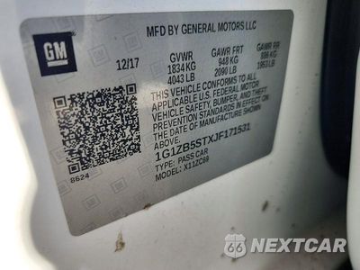 Zdjęcie 12 z 12 samochodu: 2018 CHEVROLET MALIBU LS VIN:1G1ZB5STXJF171531 - miniatura