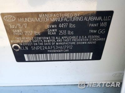 Zdjęcie 13 z 13 samochodu: 2018 HYUNDAI SONATA SE VIN:5NPE24AF5JH617912 - miniatura