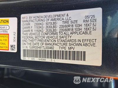 Zdjęcie 13 z 13 samochodu: 2026 HONDA CR-V SPORT-L VIN:5J6RS5H81TL000482 - miniatura
