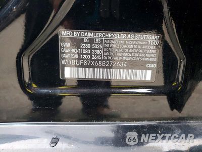 Zdjęcie 13 z 13 samochodu: 2008 MERCEDES-BENZ E 350 4MATIC VIN:WDBUF87X68B272634 - miniatura