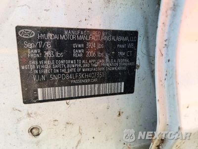 Zdjęcie 12 z 12 samochodu: 2019 HYUNDAI ELANTRA SEL VIN:5NPD84LF3KH407351 - miniatura