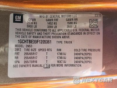 Zdjęcie 13 z 13 samochodu: 2015 CHEVROLET COLORADO LT VIN:1GCHTBE39F1205361 - miniatura