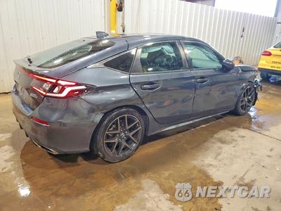 Trzecie zdjęcie samochodu z tyłu: 2022 HONDA CIVIC SPORT TOURING VIN:19XFL1H89NE024586 - miniatura