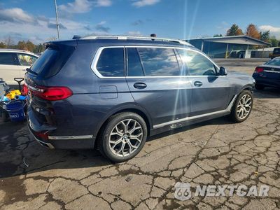 Trzecie zdjęcie samochodu z tyłu: 2020 BMW X7 XDRIVE40I VIN:5UXCW2C06L0E74785 - miniatura