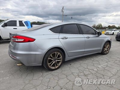Trzecie zdjęcie samochodu z tyłu: 2020 FORD FUSION SEL VIN:3FA6P0CD3LR137867 - miniatura
