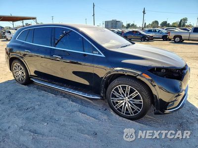 Czwarte zdjęcie samochodu z boku: 2024 MERCEDES-BENZ EQS SUV 450+ VIN:4JGDM2DB6RA030586 - miniatura