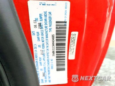 Zdjęcie 12 z 12 samochodu: 2004 VOLKSWAGEN NEW BEETLE GL VIN:3VWBK31C94M404685 - miniatura