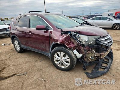 Czwarte zdjęcie samochodu z boku: 2014 HONDA CR-V EXL VIN:5J6RM4H75EL019728 - miniatura