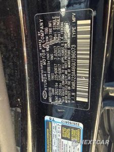 Zdjęcie 10 z 14 samochodu: 2016 HYUNDAI TUCSON SE VIN:KM8J23A46GU196073 - miniatura