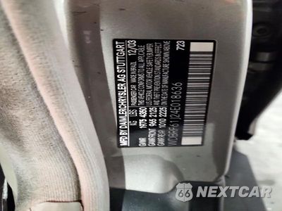 Zdjęcie 12 z 12 samochodu: 2004 MERCEDES-BENZ C 240 VIN:WDBRF61J24E018636 - miniatura