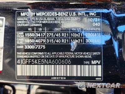 Zdjęcie 14 z 14 samochodu: 2022 MERCEDES-BENZ GLS 450 4MATIC VIN:4JGFF5KE5NA600606 - miniatura