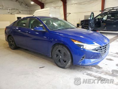 Czwarte zdjęcie samochodu z boku: 2023 HYUNDAI ELANTRA SEL VIN:KMHLM4AG9PU381298 - miniatura