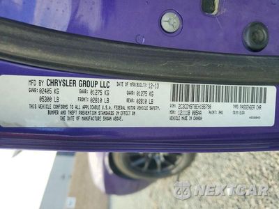 Zdjęcie 12 z 12 samochodu: 2014 DODGE CHALLENGER R/T VIN:2C3CDYBT8EH186790 - miniatura
