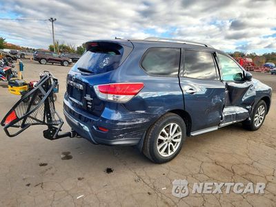 Trzecie zdjęcie samochodu z tyłu: 2014 NISSAN PATHFINDER SV VIN:5N1AR2MM3EC732126 - miniatura