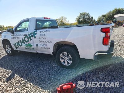 Drugie zdjęcie samochodu z przodu: 2021 CHEVROLET SILVERADO C1500 VIN:3GCNWAEF0MG348020 - miniatura