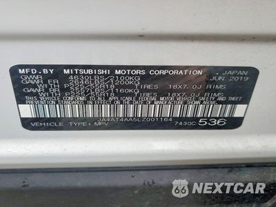 Zdjęcie 14 z 14 samochodu: 2020 MITSUBISHI ECLIPSE CROSS LE VIN:JA4AT4AA5LZ001164 - miniatura