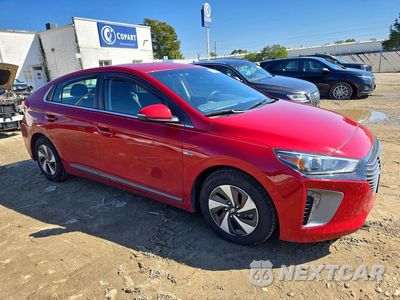 Czwarte zdjęcie samochodu z boku: 2019 HYUNDAI IONIQ SEL VIN:KMHC75LCXKU117653 - miniatura