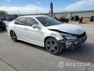 Czwarte zdjęcie samochodu z boku: 2016 HONDA ACCORD TOURING VIN:1HGCR3F98GA015152 - miniatura