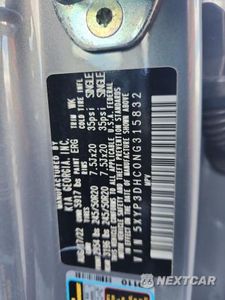 Zdjęcie 14 z 14 samochodu: 2022 KIA TELLURIDE EX VIN:5XYP3DHC0NG315832 - miniatura