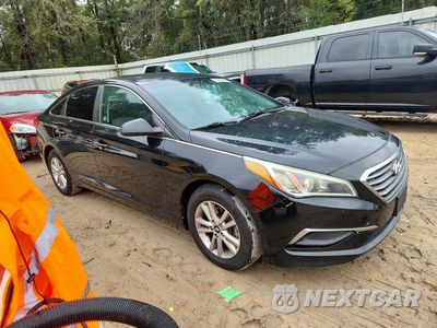 Czwarte zdjęcie samochodu z boku: 2016 HYUNDAI SONATA SE VIN:5NPE24AF2GH332125 - miniatura