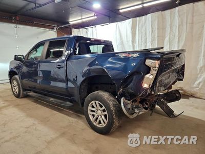 Drugie zdjęcie samochodu z przodu: 2021 CHEVROLET SILVERADO K1500 LT VIN:3GCPYJEK7MG365042 - miniatura