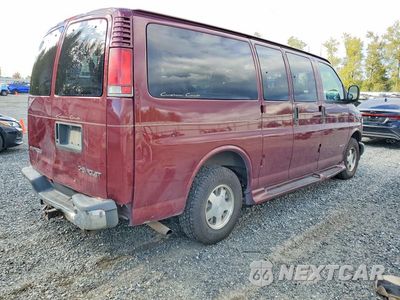 Trzecie zdjęcie samochodu z tyłu: 2000 CHEVROLET EXPRESS G1500 VIN:1GBFG15R8Y1156347 - miniatura