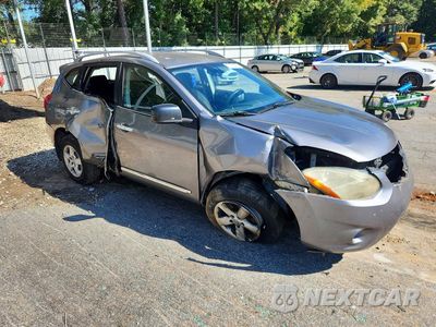 Czwarte zdjęcie samochodu z boku: 2015 NISSAN ROGUE SELECT S VIN:JN8AS5MT9FW661505 - miniatura