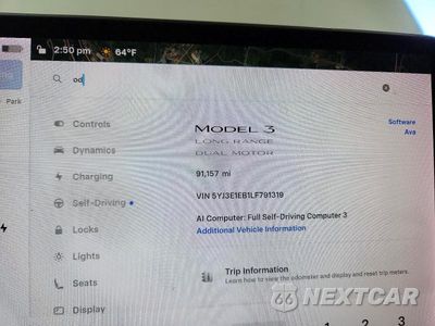 Zdjęcie 9 z 12 samochodu: 2020 TESLA MODEL 3 VIN:5YJ3E1EB1LF791319 - miniatura