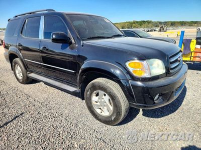 Czwarte zdjęcie samochodu z boku: 2002 TOYOTA SEQUOIA LIMITED VIN:5TDBT48A22S119057 - miniatura