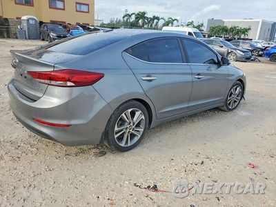 Trzecie zdjęcie samochodu z tyłu: 2017 HYUNDAI ELANTRA LIMITED VIN:KMHD84LF7HU075991 - miniatura