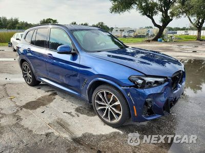 Czwarte zdjęcie samochodu z boku: 2023 BMW X3 SDRIVE30I VIN:5UX43DP08P9R48432 - miniatura