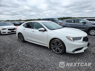 Czwarte zdjęcie samochodu z boku: 2019 ACURA TLX TECHNOLOGY VIN:19UUB2F42KA010285 - miniatura