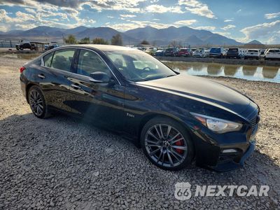 Czwarte zdjęcie samochodu z boku: 2017 INFINITI Q50 RED SPORT 400 VIN:JN1FV7AR5HM872134 - miniatura