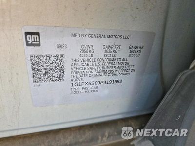 Zdjęcie 12 z 12 samochodu: 2023 CHEVROLET BOLT EV 2LT VIN:1G1FX6S09P4191693 - miniatura