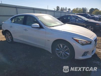 Czwarte zdjęcie samochodu z boku: 2017 INFINITI Q50 2.0T PREMIUM VIN:JN1CV7AR0HM682454 - miniatura