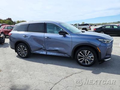 Czwarte zdjęcie samochodu z boku: 2027 INFINITI QX60 LUXE VIN:5N1AL1F51VC340182 - miniatura