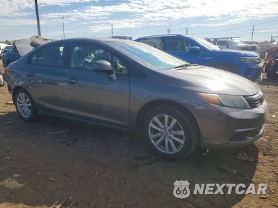 Czwarte zdjęcie samochodu z boku: 2012 HONDA CIVIC EXL VIN:19XFB2F94CE033634 - miniatura