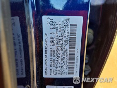 Zdjęcie 12 z 12 samochodu: 2020 HONDA ACCORD EX VIN:1HGCV1F42LA021012 - miniatura