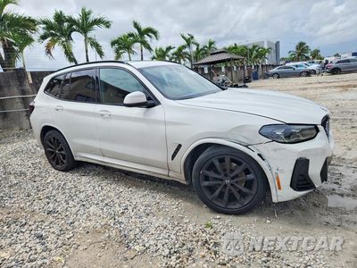 Czwarte zdjęcie samochodu z boku: 2024 BMW X3 SDRIVE30I VIN:5UX43DP09R9V20095 - miniatura