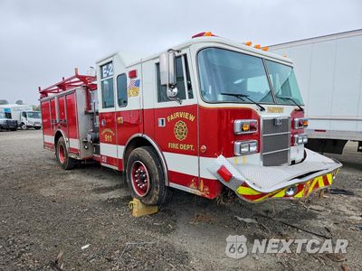 Czwarte zdjęcie samochodu z boku: 1998 PIERCE MANUFACTURING PUMPER FIRE TRUCK VIN:4P1CT02S2WA000434 - miniatura