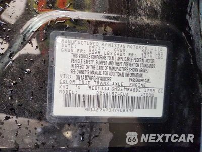 Zdjęcie 12 z 12 samochodu: 2017 NISSAN SENTRA SR VIN:3N1AB7AP0HY408392 - miniatura