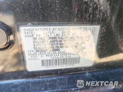 Zdjęcie 12 z 12 samochodu: 2016 NISSAN VERSA NOTE SV VIN:3N1CE2CP1GL369985 - miniatura