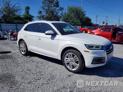Czwarte zdjęcie samochodu z boku: 2018 AUDI Q5 PREMIUM PLUS VIN:WA1BNAFY0J2077724 - miniatura